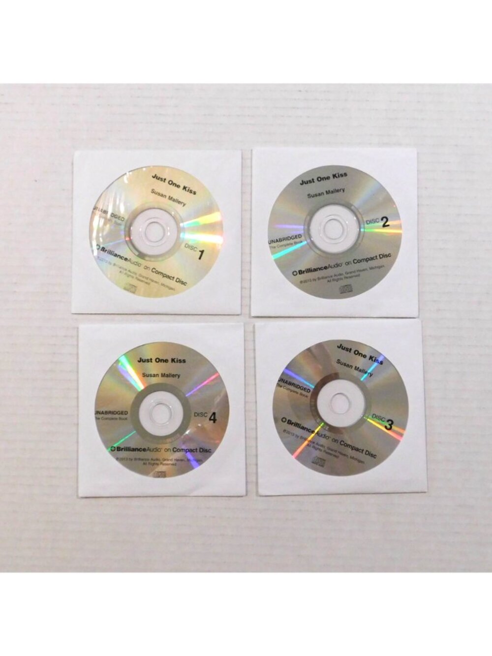 Just One Kiss by Susan Mallery Unabridged Audio 8 CDs 2013 Romance - Picture 3 of 6